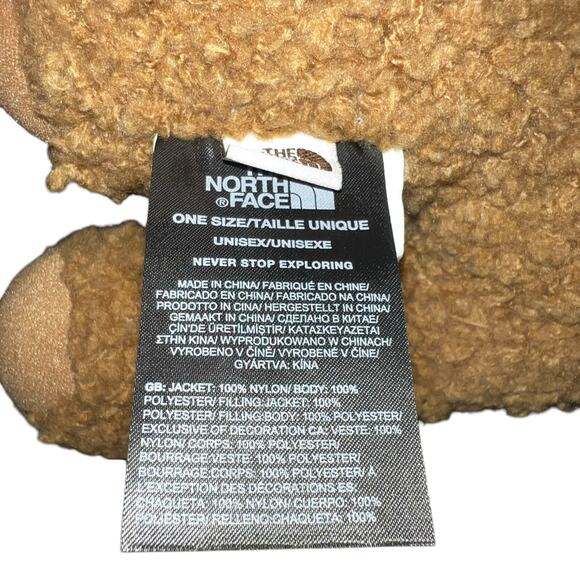 The North Face Teddy Bear Nuptse with blue puffer coat  30th Anniversary NWT - Picture 5 of 7